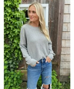 Six Fifty Down The Line Sweater Sweatshirts & Sweaters Heather