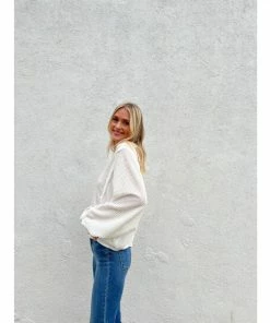 Six Fifty Winnie Thermal Long Sleeve Tops White -Six Fifty Shop unnamed file 571