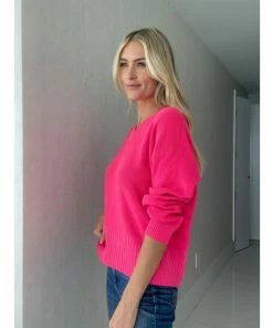 Six Fifty Ashlyn V-neck Sweater Sweatshirts & Sweaters Hot Pink 7 Six Fifty Ashlyn V-neck Sweater Sweatshirts & Sweaters Hot Pink -Six Fifty Shop unnamed file 576