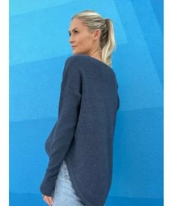 Six Fifty Lola Pullover Sweater Sweatshirts & Sweaters Navy -Six Fifty Shop unnamed file 609