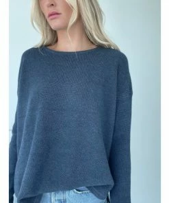 Six Fifty Lola Pullover Sweater Sweatshirts & Sweaters Navy -Six Fifty Shop unnamed file 611