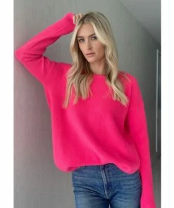 Six Fifty Lola Pullover Sweater Sweatshirts & Sweaters Hot Pink