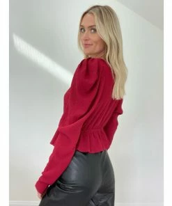 Six Fifty Raelyn Blouse - Burgundy Tops -Six Fifty Shop unnamed file 62