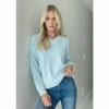 Six Fifty Ashlyn V-neck Sweater Sweatshirts & Sweaters Sky Blue