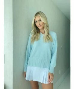 Six Fifty Ashlyn V-neck Sweater Sweatshirts & Sweaters Sky Blue 7 Six Fifty Ashlyn V-neck Sweater Sweatshirts & Sweaters Sky Blue -Six Fifty Shop unnamed file 629