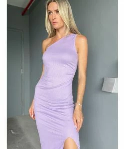 Six Fifty The Everly One Shoulder Midi Dresses Purple -Six Fifty Shop unnamed file 662