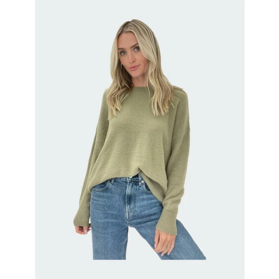 Six Fifty Soft Realm Sweater - Moss Green Sweatshirts & Sweaters 1 Six Fifty Soft Realm Sweater - Moss Green Sweatshirts & Sweaters