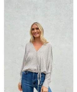 Six Fifty Millie Surplus Blouse Tops Oatmeal 7 Six Fifty Millie Surplus Blouse Tops Oatmeal -Six Fifty Shop unnamed file 713