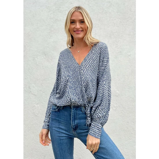 Six Fifty Millie Surplus Blouse Tops Navy 1 Six Fifty Millie Surplus Blouse Tops Navy