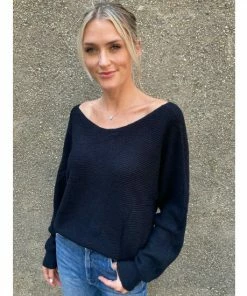 Six Fifty Autumn Days Sweater Sweatshirts & Sweaters Black