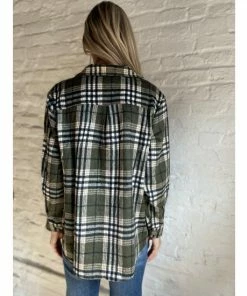 Six Fifty Beg To Differ Shacket Coats, Jackets & Blazers Green Plaid -Six Fifty Shop unnamed file 739