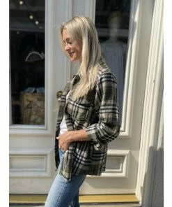 Six Fifty Beg To Differ Shacket Coats, Jackets & Blazers Green Plaid -Six Fifty Shop unnamed file 741