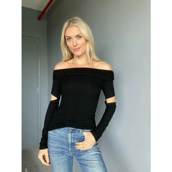 Six Fifty New Age Long Sleeve Tops Black 1 Six Fifty New Age Long Sleeve Tops Black