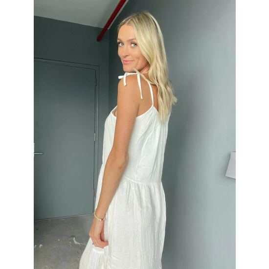 Six Fifty The Gauze Midi Dresses White 4 Six Fifty The Gauze Midi Dresses White - Image 4