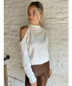 Six Fifty Secrets Out Sweater Sweatshirts & Sweaters Ivory