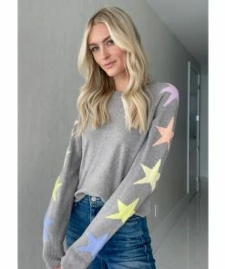 Six Fifty Depend On Me Sweater Sweatshirts & Sweaters Grey