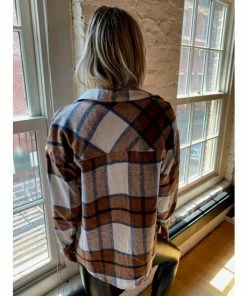 Six Fifty Sophia Shacket Clothing Brown -Six Fifty Shop unnamed file 782