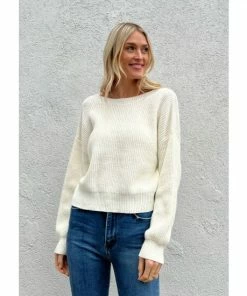 Six Fifty Rosie Reversible Sweater Sweatshirts & Sweaters Ivory