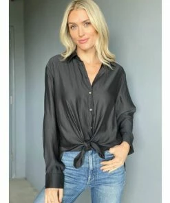 Six Fifty Lose Focus Blouse [Black] Tops