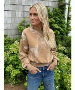 Six Fifty Chaos Crewneck Sweatshirts & Sweaters Tan