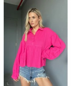Six Fifty The Isla Top Tops Pink