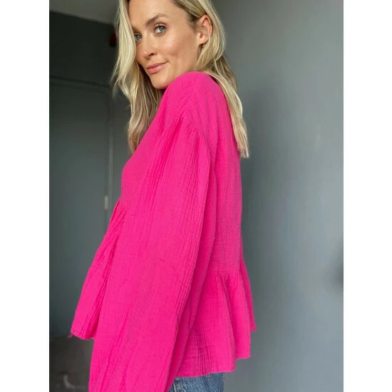 Six Fifty The Isla Top Tops Pink 4 Six Fifty The Isla Top Tops Pink - Image 4