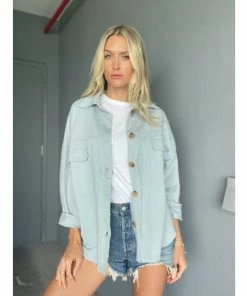 Six Fifty Josie Oversized Shacket Coats, Jackets & Blazers Teapot Blue -Six Fifty Shop unnamed file 837