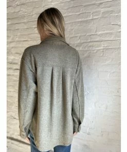 Six Fifty West Coast Shacket Coats, Jackets & Blazers Olive -Six Fifty Shop unnamed file 844