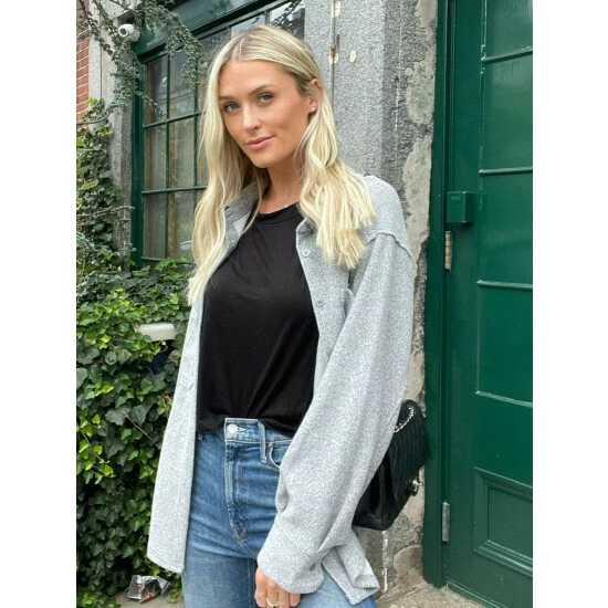 Six Fifty West Coast Shacket Coats, Jackets & Blazers Grey 1 Six Fifty West Coast Shacket Coats, Jackets & Blazers Grey