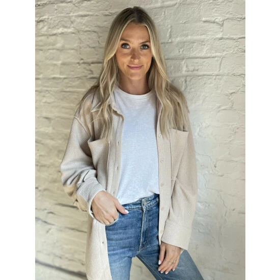 Six Fifty West Coast Shacket Coats, Jackets & Blazers Beige 1 Six Fifty West Coast Shacket Coats, Jackets & Blazers Beige