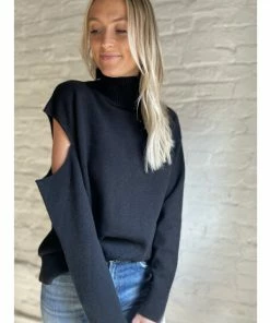 Six Fifty First Choice Turtleneck Tops Black -Six Fifty Shop unnamed file 855