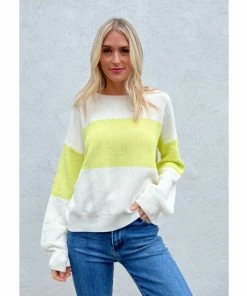 Six Fifty Brighter Days Sweater Sweatshirts & Sweaters White