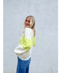 Six Fifty Brighter Days Sweater Sweatshirts & Sweaters White -Six Fifty Shop unnamed file 893