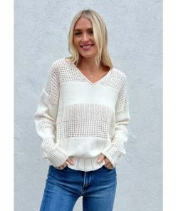 Six Fifty Chloe Sweater Sweatshirts & Sweaters White
