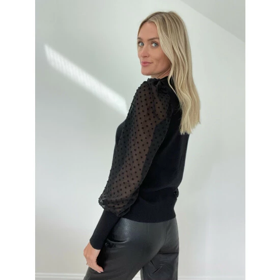 Six Fifty Dottie Top Tops Black 4 Six Fifty Dottie Top Tops Black - Image 4