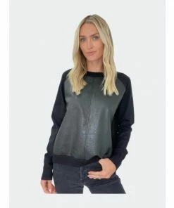 Six Fifty Giselle Sweater - Black Sweatshirts & Sweaters