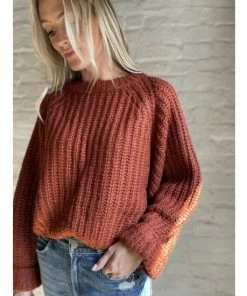 Six Fifty Luisa Chunky Sweater Tops Rust