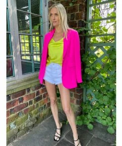 Six Fifty The Statement Blazer Coats, Jackets & Blazers Hot Pink -Six Fifty Shop unnamed file 914