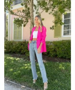 Six Fifty The Statement Blazer Coats, Jackets & Blazers Hot Pink -Six Fifty Shop unnamed file 917