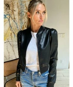 Six Fifty East Coast Bomber Jacket Coats, Jackets & Blazers Black