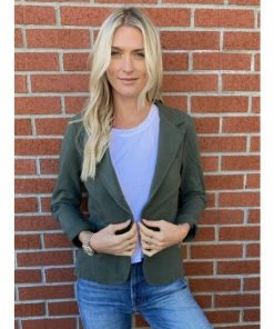 Six Fifty Lead The Way Blazer Coats, Jackets & Blazers Olive