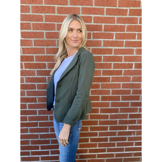 Six Fifty Lead The Way Blazer Coats, Jackets & Blazers Olive 3 Six Fifty Lead The Way Blazer Coats, Jackets & Blazers Olive - Image 3