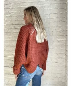 Six Fifty Luisa Chunky Sweater Tops Rust -Six Fifty Shop unnamed file 94